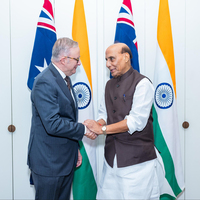 'Confident that relationship will continue to grow deeper, stronger": Rajnath Singh meets Australian PM Anthony Albanese