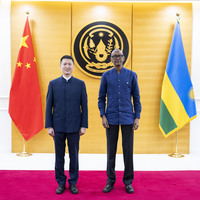 RWANDA-KIGALI-PRESIDENT-CHINA-AMBASSADOR-CREDENTIALS