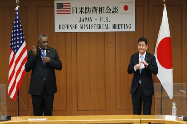 Japan, US defence chiefs exchange views