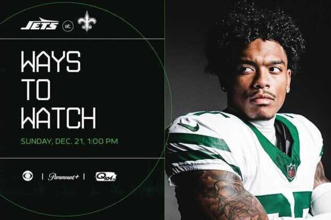 Ways to Watch and Listen | Jets at Saints