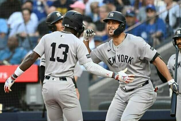 Ben Rice's ninth-inning blast enables Yankees to stop Jays' streak