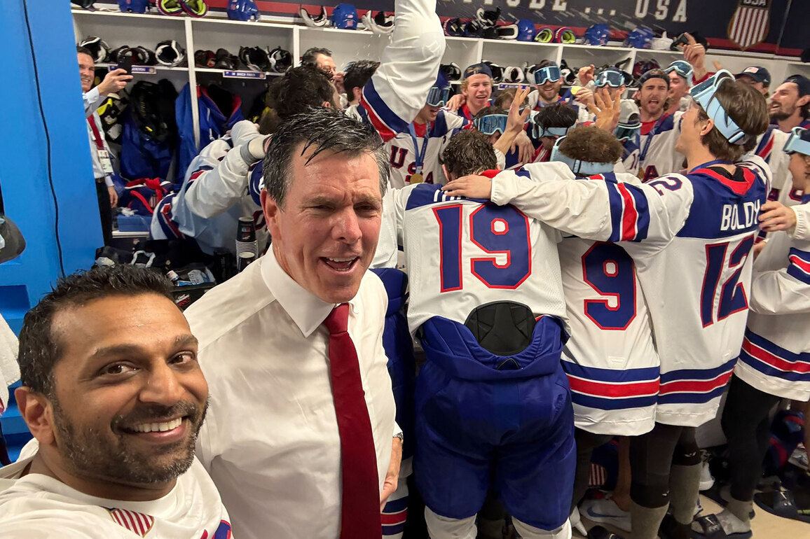 FBI Director's locker-room celebration with US Olympic hockey gold stirs debate over priorities