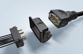 Rear-facing connector assembly simplified