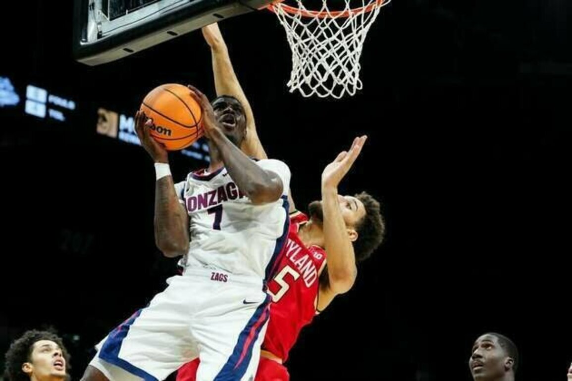 No. 12 Gonzaga runs offensive clinic, thumps Maryland in Vegas