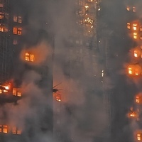 Firefighters battle blaze in multiple high rise towers