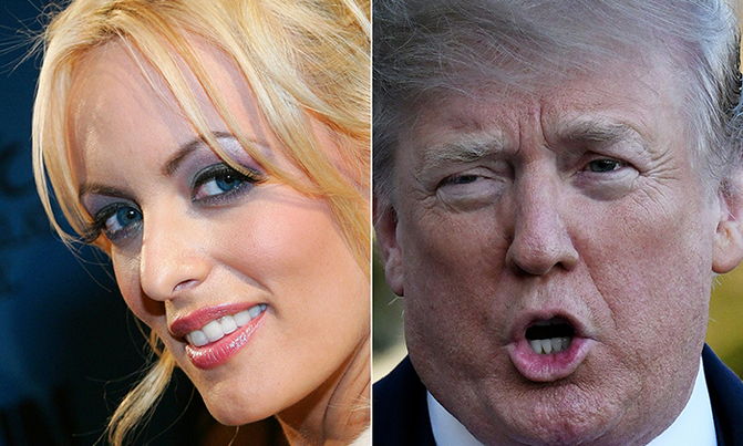 Porn actress says she was threatened to keep silent on Trump fling Porn actress says she was threatened to keep silent on Trump fling