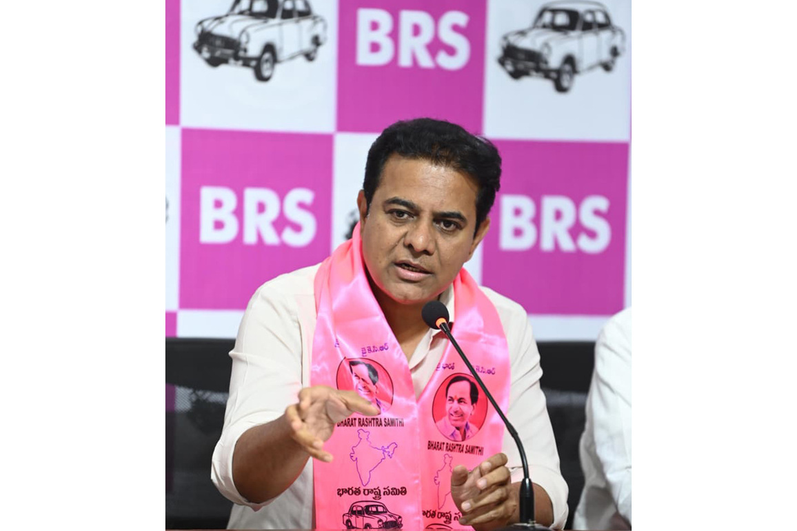 "Welcome to AICC's ATM - Telangana": KTR questions Rahul Gandhi's visit purpose