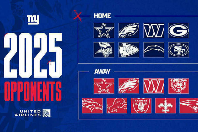 NFL schedule to be released May 14: View Giants' 2025 opponents