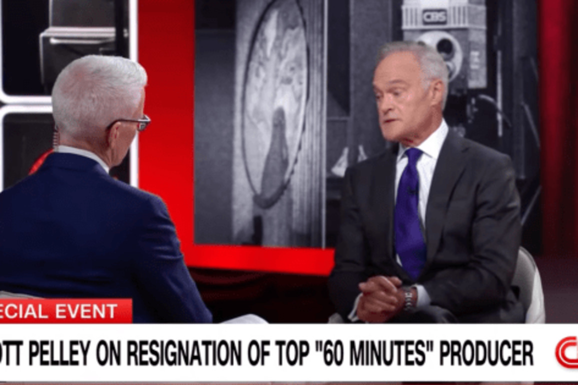 Scott Pelley and Anderson Cooper Discuss CBS News' Potential Settlement With Donald Trump
