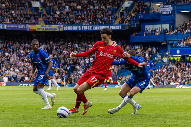 (SP)BRITAIN-FOOTBALL-PREMIER LEAGUE-CHELSEA VS LIVERPOOL