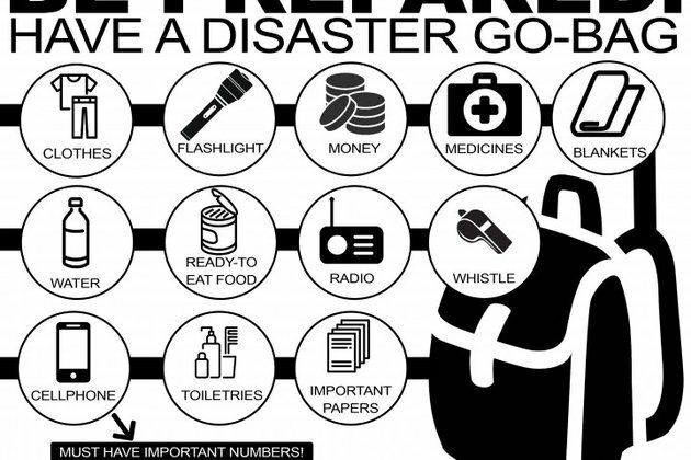 Families need to have a disaster bag now, officials urge