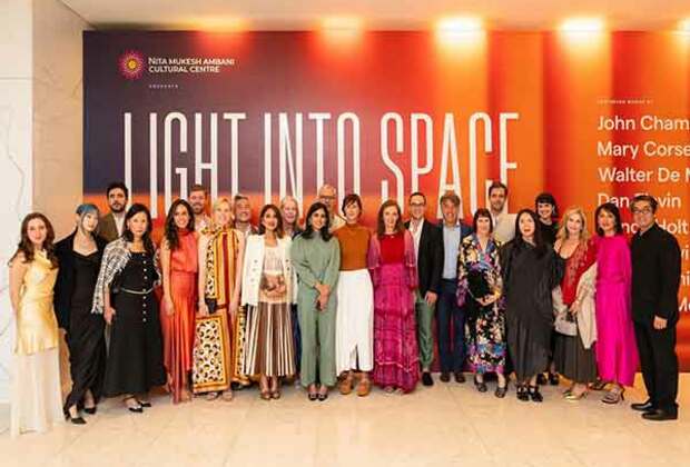 Nita Mukesh Ambani Cultural Centre launches visual art exhibition 'Light into Space'