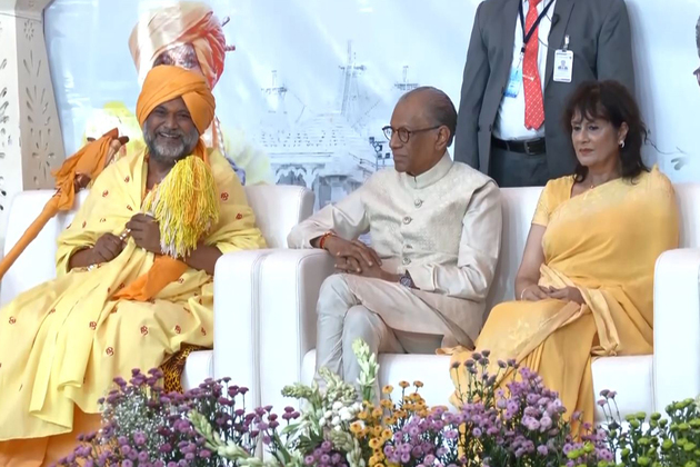 Mauritius PM Navinchandra Ramgoolam visits Bramarishi Ashram in Tirupati