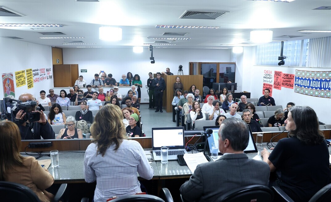 Audiência da Comissão de Meio Ambiente da ALMG sobre mina Jangada, da Itaminasa Jang