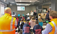 Nottingham pupils tour state-of-the-art brick factory