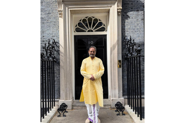 AWGP Youth Icon Dr. Chinmay Pandya bridges Indian culture and ethical AI from the UK PM's residence to London peace conclave