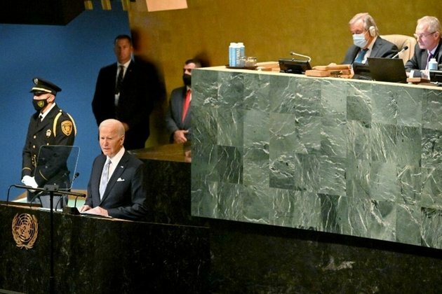 Live: No one threatened Russia, Biden says in UN address