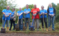 Minster team gives local mum a garden makeover 