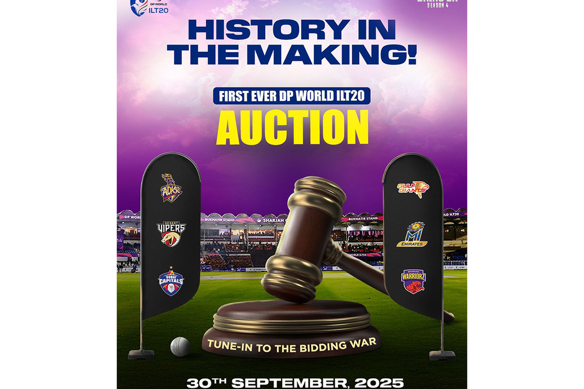 International League T20 season 4 player auction to be held on September 30