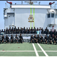 Indian Coast Guard seizes narcotics worth Rs 1800 crore near Gujarat coast