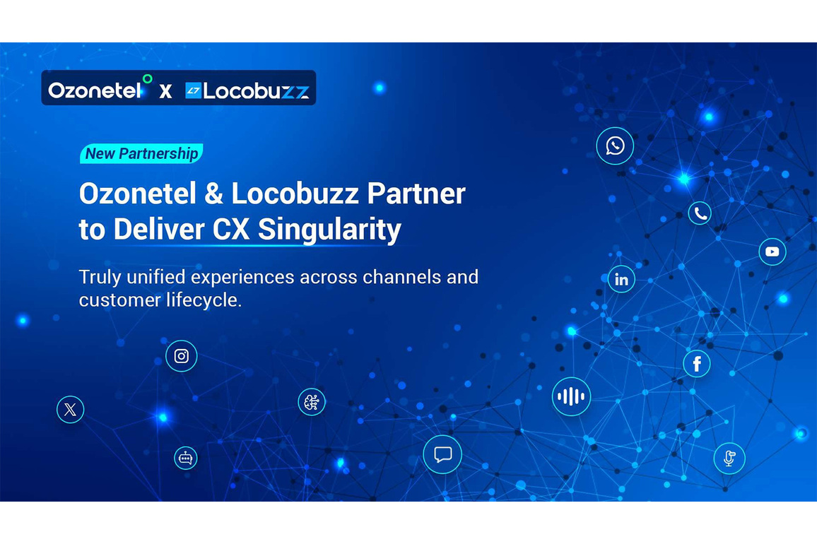 Ozonetel and Locobuzz unify voice & social channels to disrupt a CX market set to reach USD150B by 2030