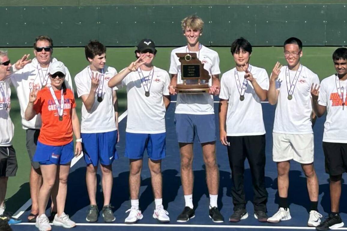 Clayton makes it three state titles in a row in Class 1 boys team tennis