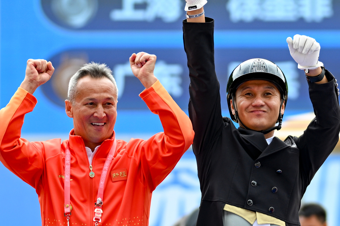 (SP)CHINA-15TH NATIONAL GAMES-EQUESTRIAN-DRESSAGE-INDIVIDUAL-FINAL (CN)