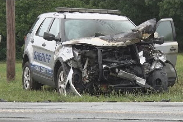 Rowan County deputy pulls colleague from burning vehicle after head-on crash