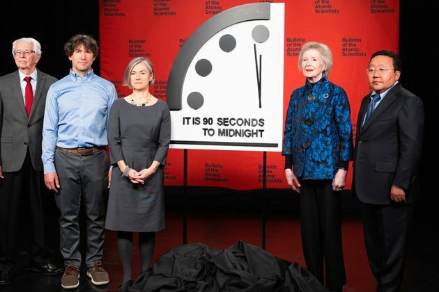Doomsday Clock update triggered by Ukraine conflict