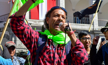 Protests against mining projects are not new in Peru: thousands protest the Tia Maria project in July 2019.