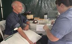 Over 100 farmers received prostate and skin cancer checks at NSA sheep event