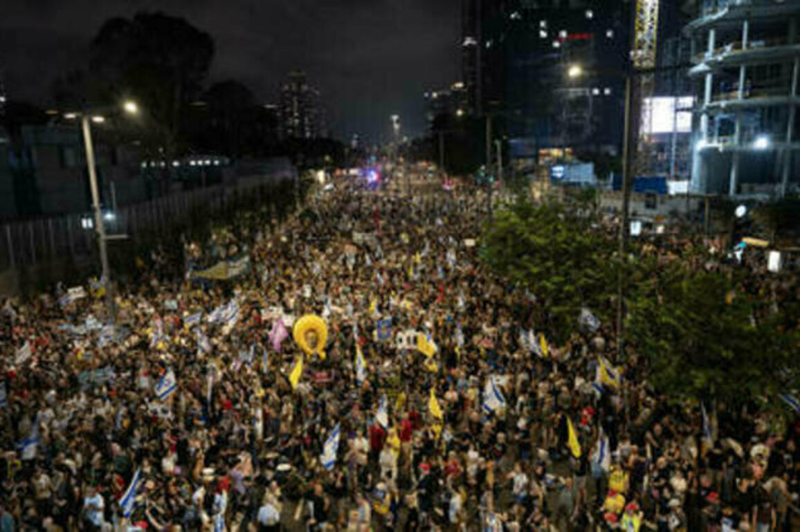 Thousands protest in Israel against plan to seize Gaza City