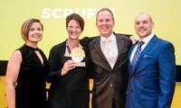 Scruffs does a double take at industry awards