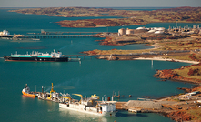  The port of Dampier in WA's Pilbara 