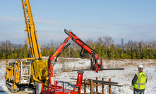 MEDATech’s robotic rod handling system, RodBot, can be fitted to new drill rig, pipe tubs, tracks, or be set beside the drill on a skid or retrofitted to existing units. Credit: MEDATech