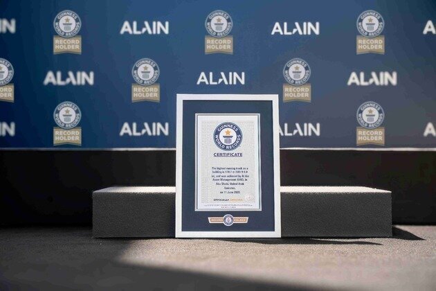 ALAIN achieves 3rd Guinness World Records title with world's 'Highest Running Track on a Building' in Abu Dhabi