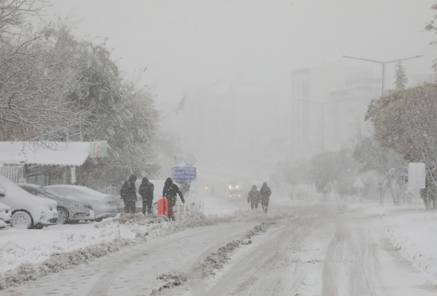 TRKIYE-MALATYA-SNOWFALL