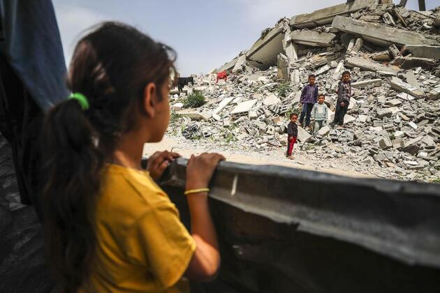 InPics | Gaza's children face unimaginable trauma on World Children's Day