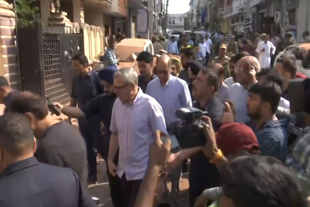 Jammu and Kashmir CM Omar Abdullah visits places in Jammu affected by Pakistan attacks