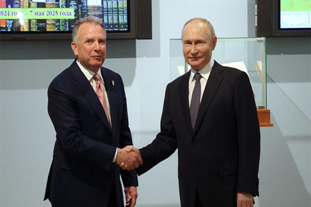 US envoy holds "useful and constructive" talks with Putin