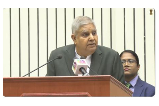 "Union Carbide leakage was mega environmental negligence": VP Dhankhar