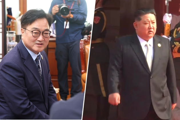 South Korean lawmaker says he shook hands with Kim Jong Un before China parade