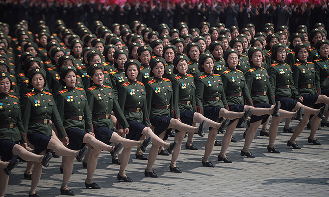 N. Korea's army parade seeks to steal South's Olympic thunder N. Korea's army parade seeks to steal South's Olympic thunder