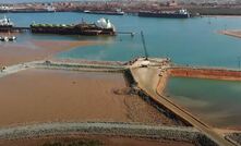 Lumsden Point under construction. Photo courtesy WA Government.