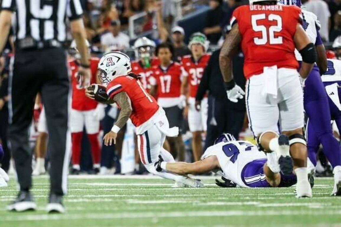 Noah Fifita's 5 TD passes send Arizona to rout of Weber State