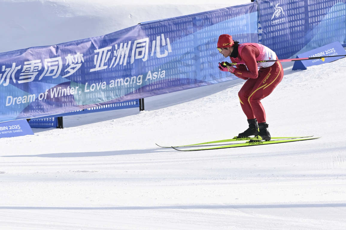 (SP)CHINA-HARBIN-ASIAN WINTER GAMES-CROSS-COUNTRY SKIING-MEN'S 4X7.5KM RELAY(CN)