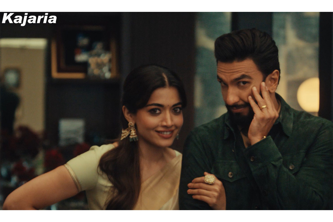 Kajaria brings Ranveer Singh and Rashmika Mandanna together for its latest campaign