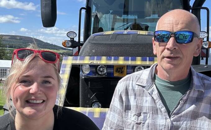 Sandy Duffus (right) alongside his daughter Kayleigh. "To be given a diagnosis of MND is an impossible thing to accept." (CC Powell Ltd)