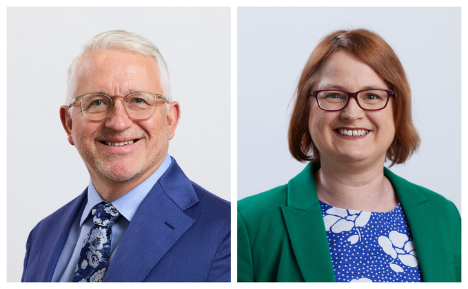 PPF acting chief executive Richard Beaven and chief customer officer Sara Protheroe