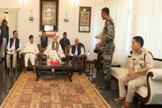Amit Shah takes stock of security situation with senior officials in Manipur's Moreh